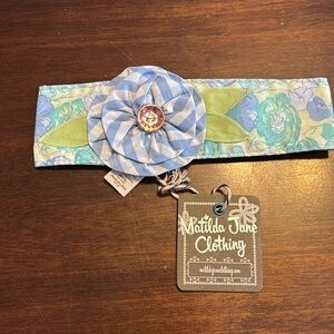 Matilda, Jane blue floral headband New